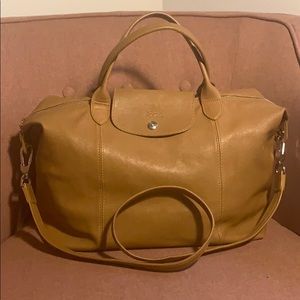 Longchamp Le Pilage Cuir Leather Handbag